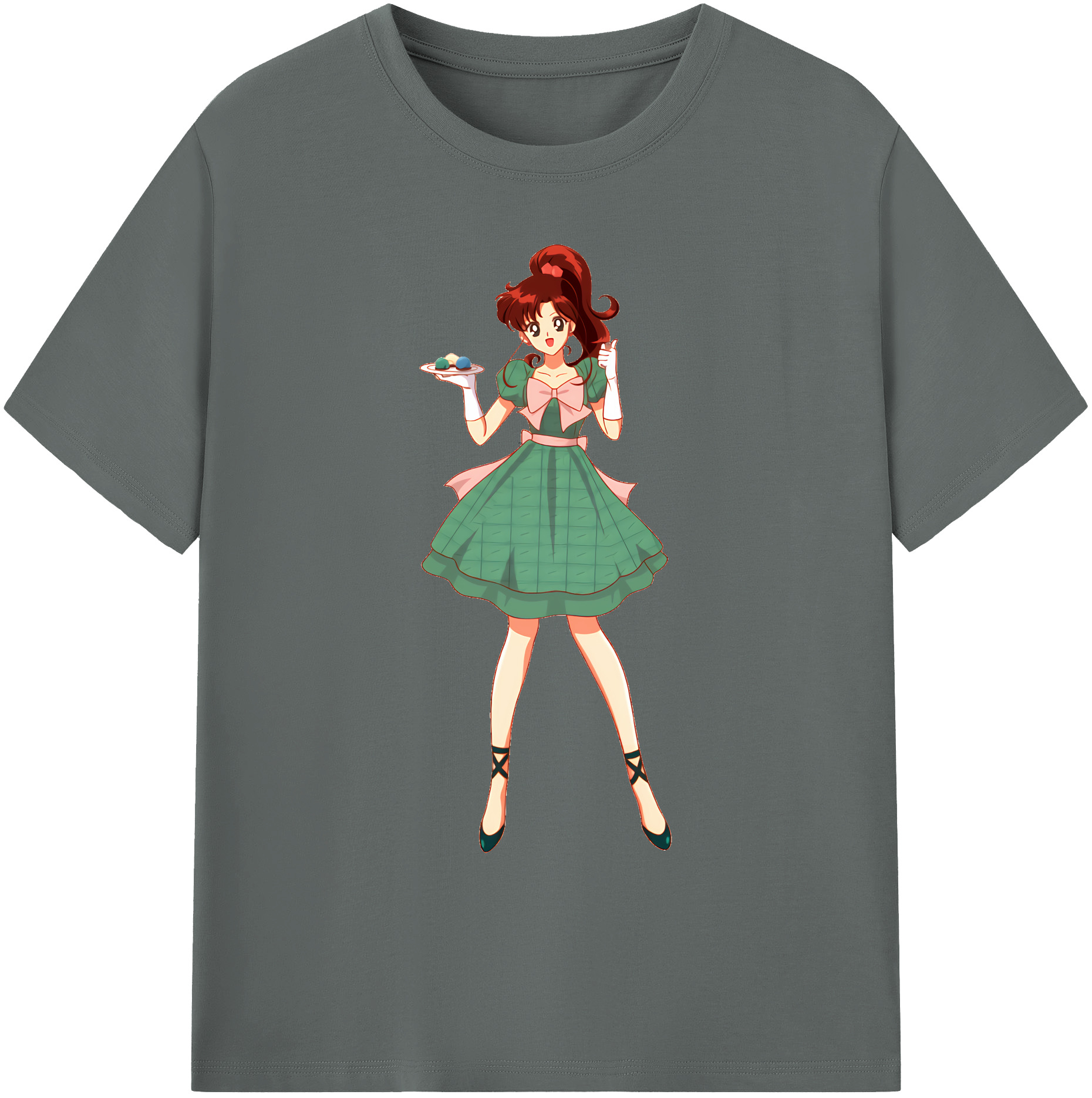 （画像用） 美少女戦士セーラームーン 木野 まこと きの まこと Sailor Moon Kino Makoto （セーラージュピター；Sailor Jupiter） 綿100％ メンズ半袖Tシャツ｜肌触りやわらか＆通気性